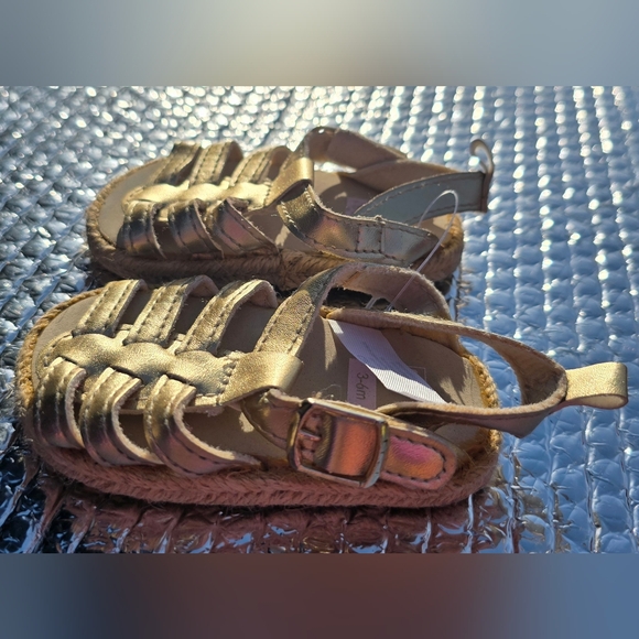 Carter's Gold Sandals for Kids - Picture 2 of 3